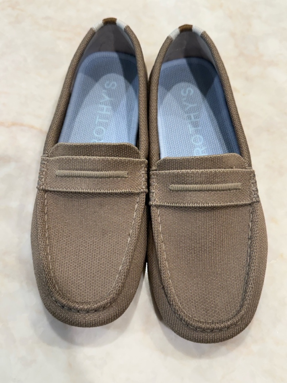 Rothy's Brown Knit Penny Loafers
